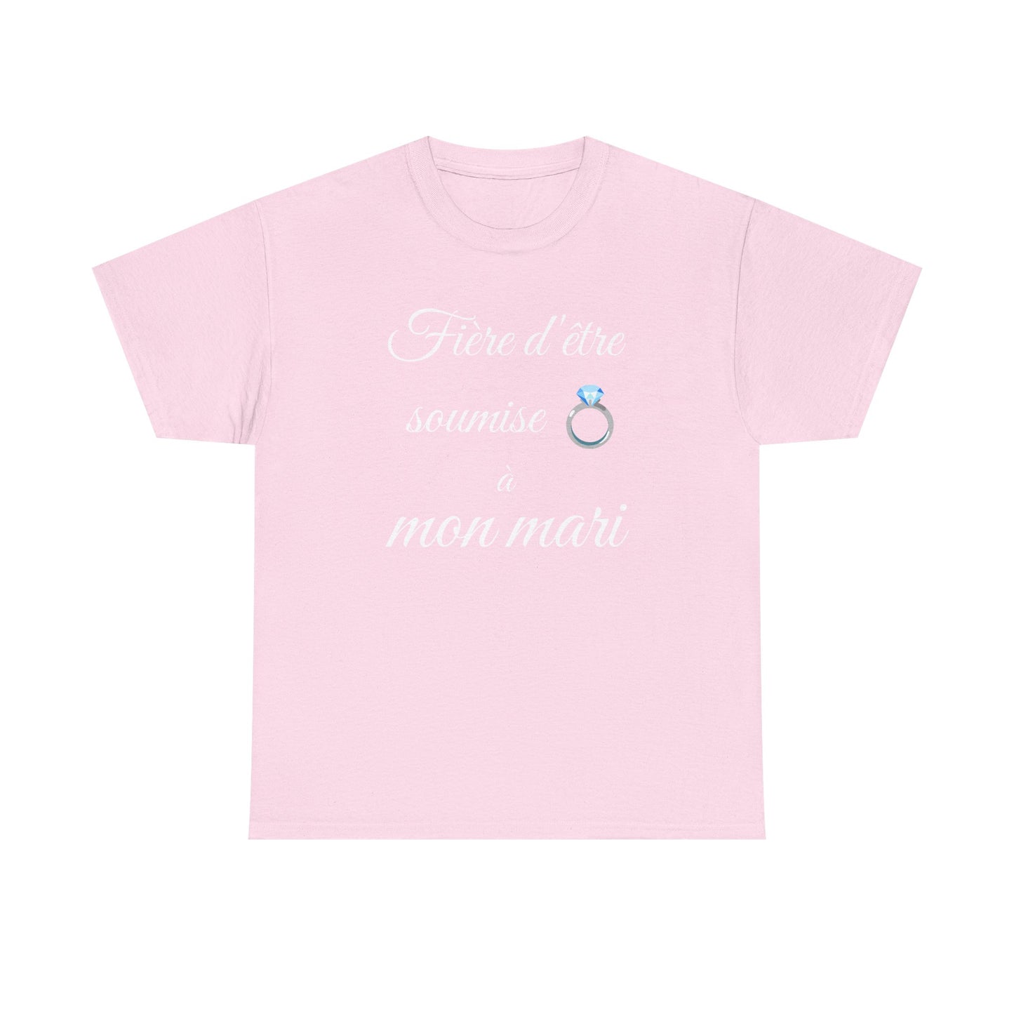T-shirt Femme “Fière d’être soumise à mon mari”