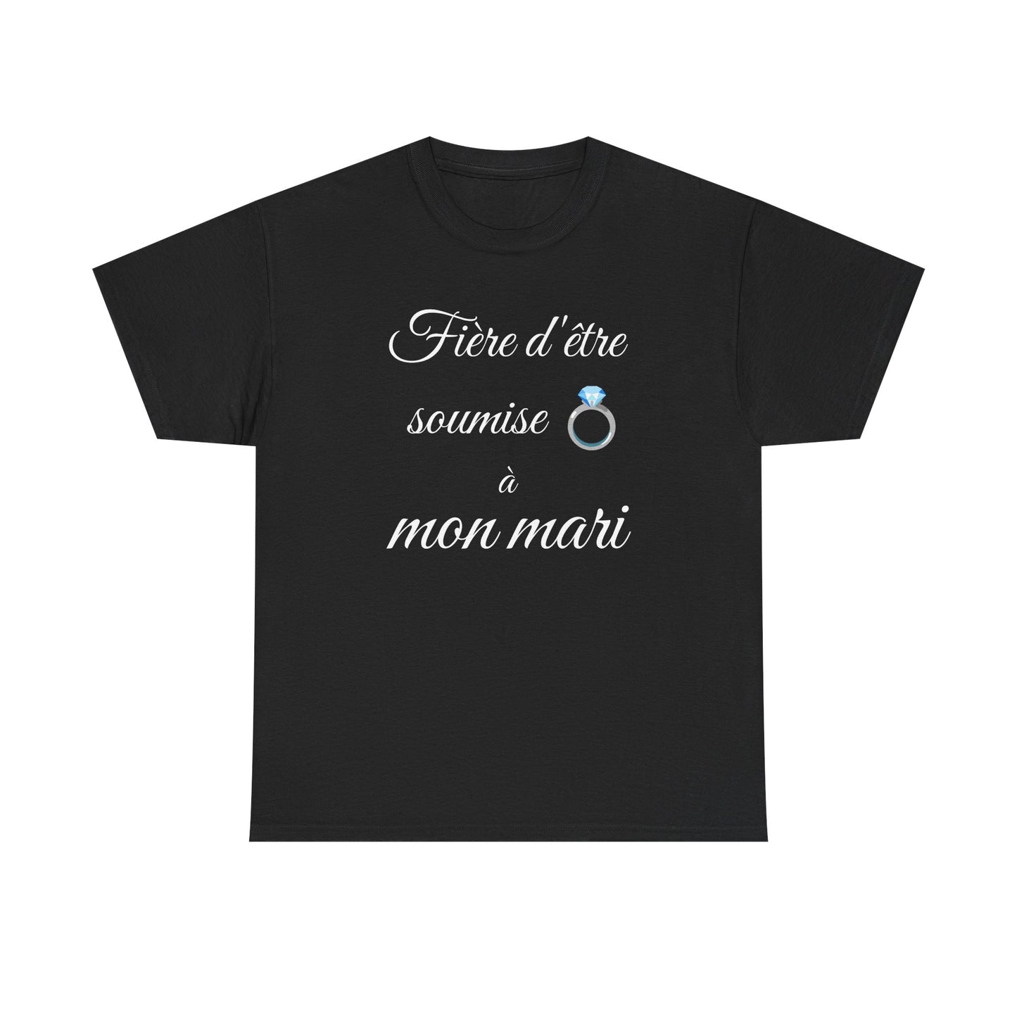 T-shirt Femme “Fière d’être soumise à mon mari”