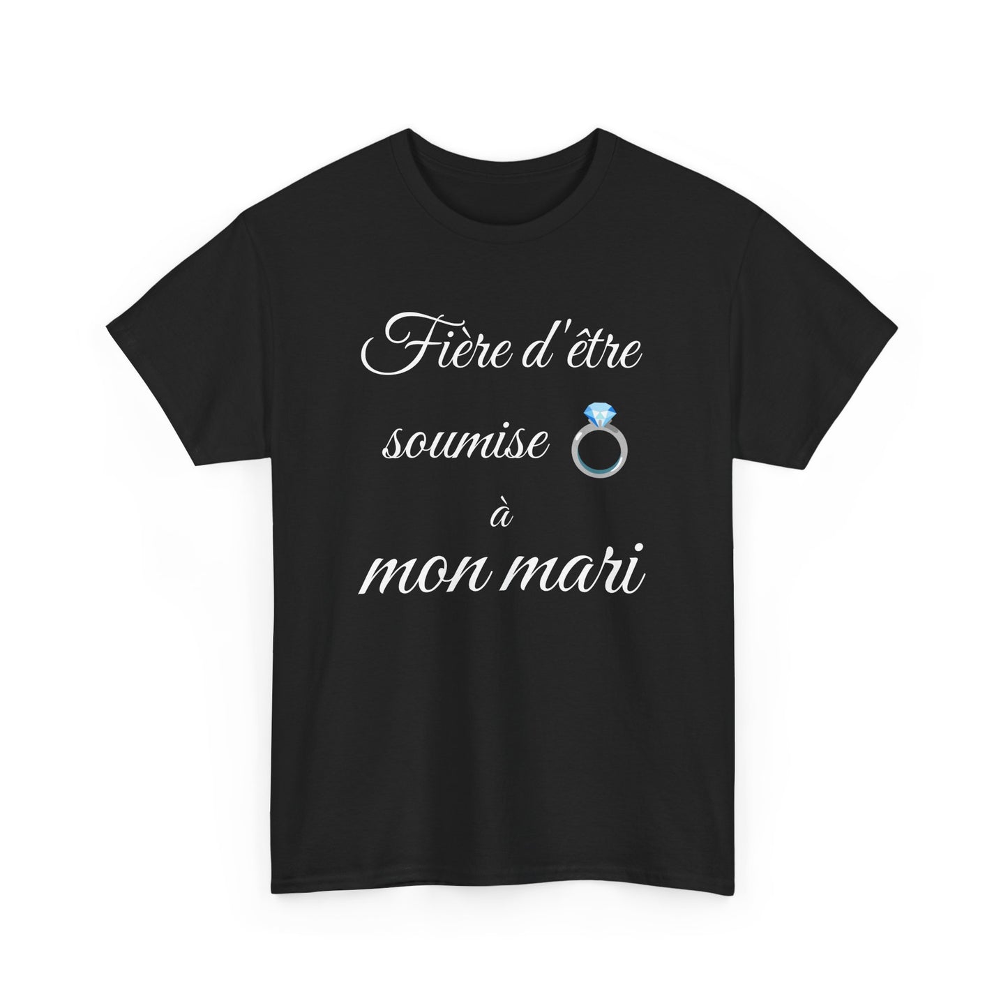T-shirt Femme “Fière d’être soumise à mon mari”