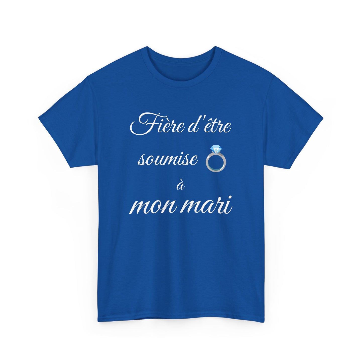 T-shirt Femme “Fière d’être soumise à mon mari”