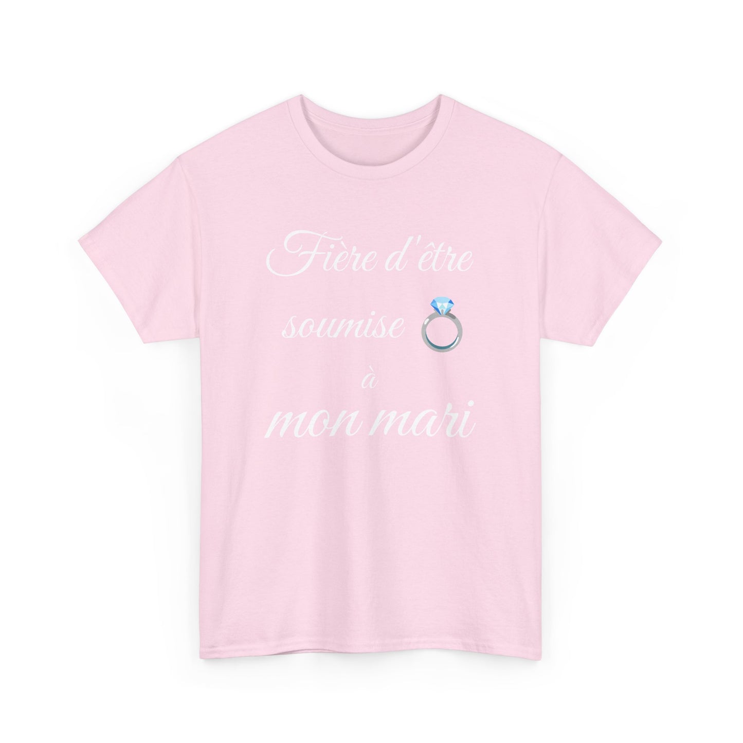 T-shirt Femme “Fière d’être soumise à mon mari”